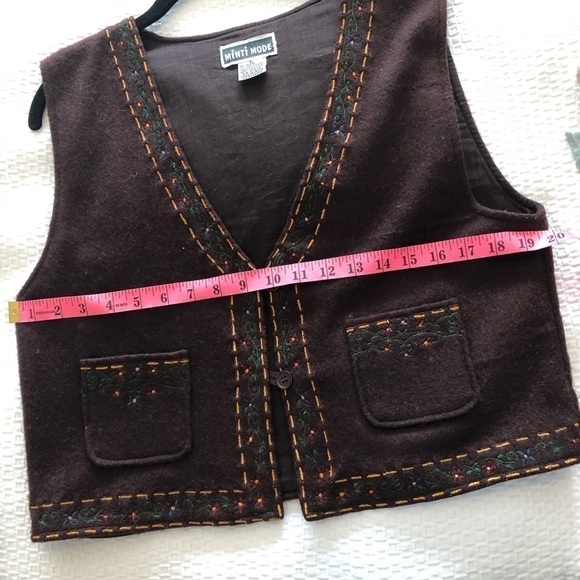 Vintage Minti Mode Vest Size L - Picture 13 of 16